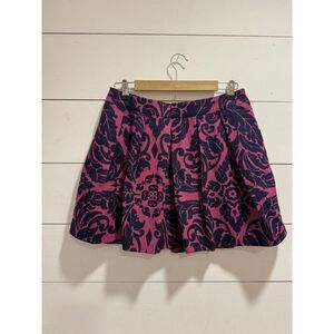 Boden Sophia Pleated Skirt Purple Blue 10S